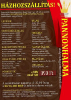 Király Étterem menu