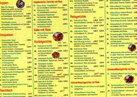 A. Bao Asia Express menu