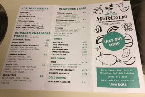 Mercado By Originals menu