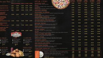 Pizza Show menu