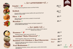 Manouche Express Mediterranean Grill menu