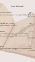 L' Argilly menu