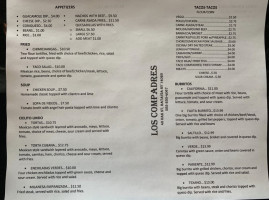 Los Compadres Mexican Taqueria menu