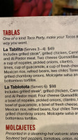 Senor Tequila's Of Fairfax menu