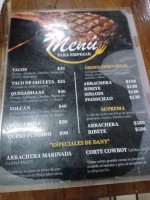 Danys Grill Pv menu