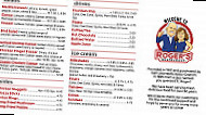 Roger's Drive-In menu