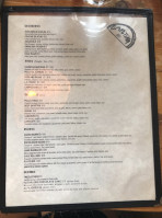 Playa Cabana Cantina menu