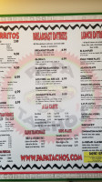 Papa Tacho's (midland) menu