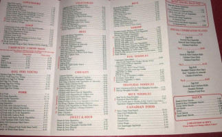 Double Happiness menu