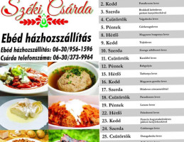 Széki Csárda food