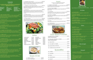 Saladfarm Sherman Oaks Galleria menu