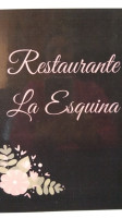 La Esquina menu