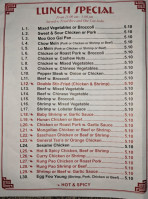 General Tso's Inn menu