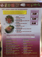 Gold Train Express menu