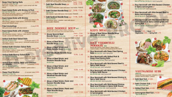 Pho Sate Nolan Hill menu