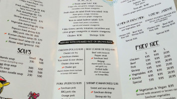 Fuchai Korean Kitchen Miami menu