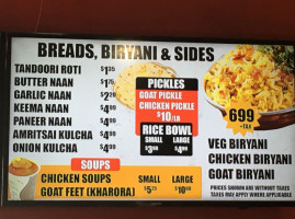 Moga Meat Shop menu