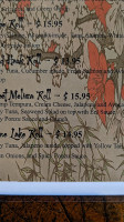 Taisho Japanese Grill Sushi menu