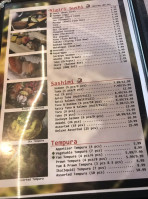 Izumo Sushi Japenese menu