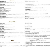 Kalmar Family Restaurant menu