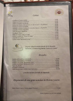 Cortés menu