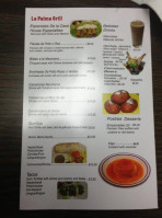 La Palma Grill menu