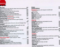 Sushi S Japanese Restaurant menu