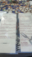 Mesón Tkt menu