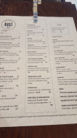 Rust Bistrobar menu