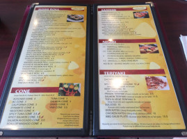 Valley Sushi menu