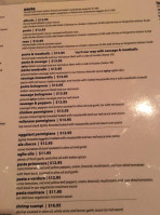 Roman Cucina menu