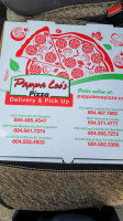 Pappa Leo's Pizza menu