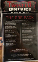 Twisted District Brew Co. menu