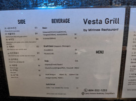 Vesta Grill Korean Cuisine inside