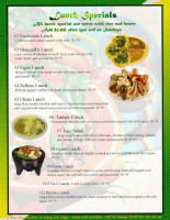 Munoz Mexican menu