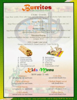 Munoz Mexican menu