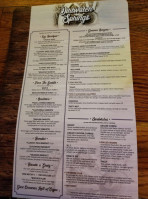 Dirtwater Springs menu