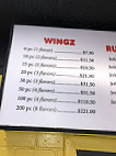 Chicago Wingz Around The World menu