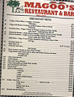 Magoo's Place menu