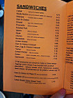 Tulipan Bakery menu