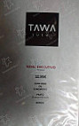 Tawa Sushi menu