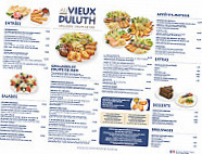 Au Vieux Duluth Apportez Votre Vin menu