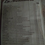 La Monnalisa Menu
