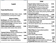 St. Honore Sourdough Bakery menu