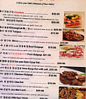 Koreana menu