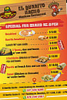 El Burrito Nacho Ii menu