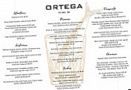 Ortega menu