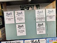 Lula's Ice Cream And More menu