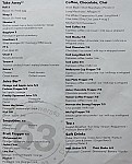 Cafe 63 menu