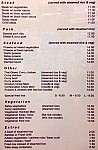 Asian Gourmet menu